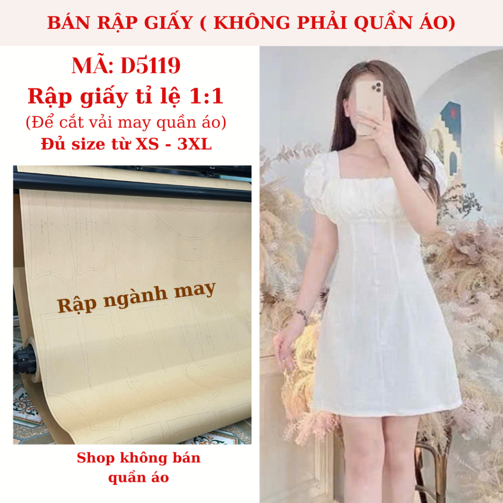 DRESSES CODE D5119 (NOT PRE-CUT)