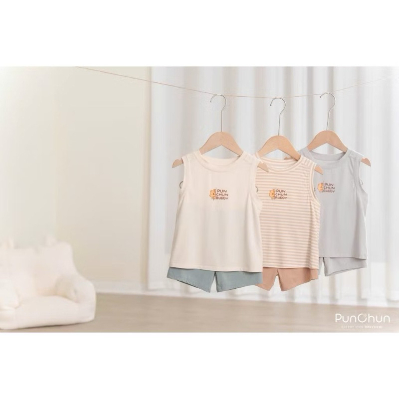 [BABY CHUMCHUM x Puchun] ชุดแมวขนฟูสําหรับทารกตั้งแต่ 6 เดือน - 5 ปี PUNZUN SS25D4