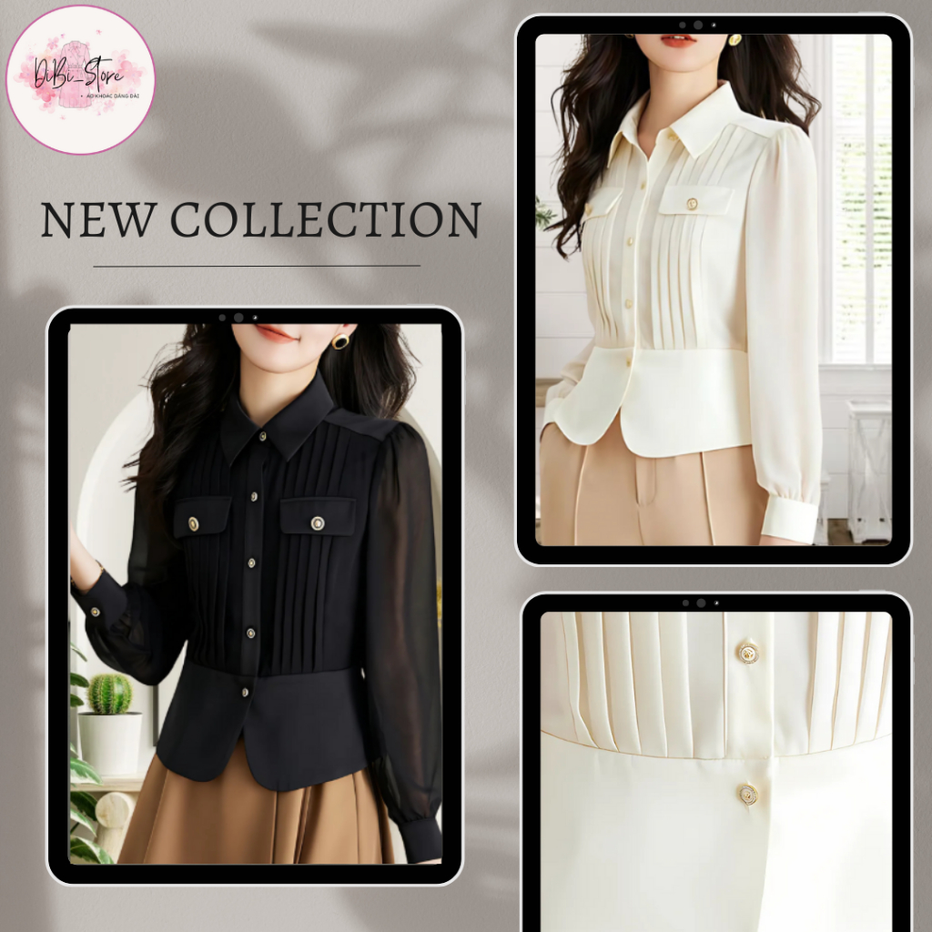 เสื้อเชิ้ตสํานักงานจีบผู้หญิง [DiBi Store-SM04]