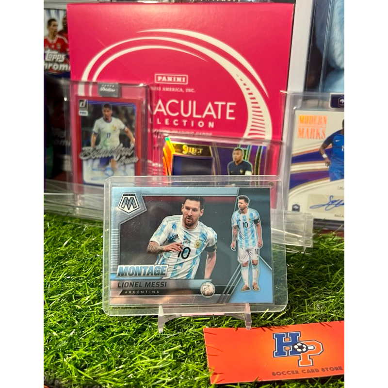 Lionel Messi Montage Panini Mosaic WC 2022 การ์ดฟุตบอล