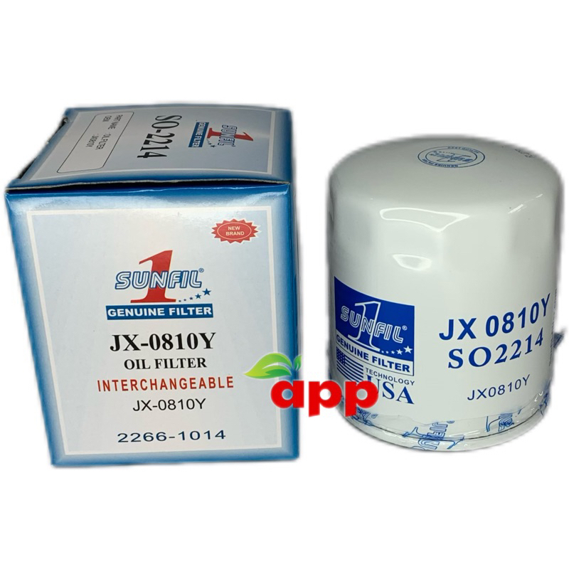 กรองน้ํามันเครื่อง JX0810Y (SO2214) สําหรับรถยนต์ Hoa Mai ธang gai 22 mm
