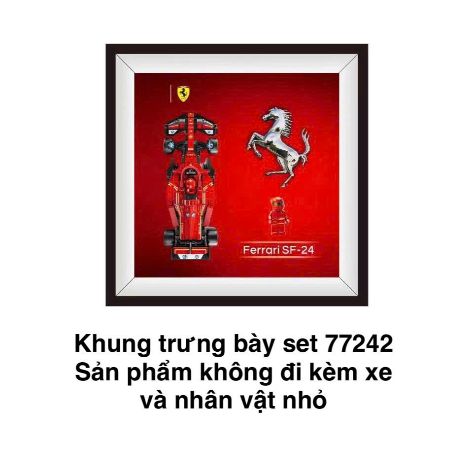 เลโก้ 77242 ติดผนัง - กรอบตั้งโต๊ะ ชุด 77242 (สินค้าไม่เห็นรถและตัวอักขระ)