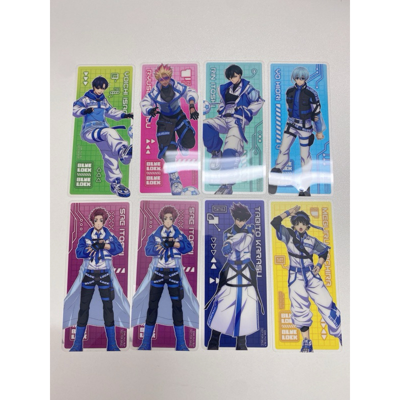 การ์ดใส Isagi/Sae/Rin/Shidou/Bachira/Hiori/Karasu ver Cyberpunk official Blue Lock