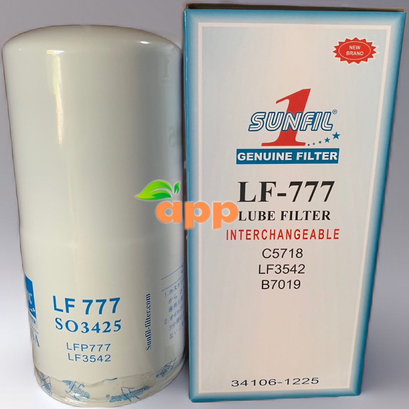 MITSUBISHI กรองน้ํามันเครื่อง LF777_(คุณภาพ) P550777 ค-5718 ใช้สําหรับเครื่องยนต์ดีเซลความจุขนาดใหญ่