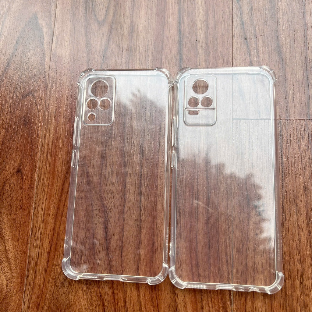 เคส Vivo V21 4G, V21 5G, V21E 4G, V21s 5G, Y73 4G, ซิลิโคนใสและกันกระแทก 4 มุม