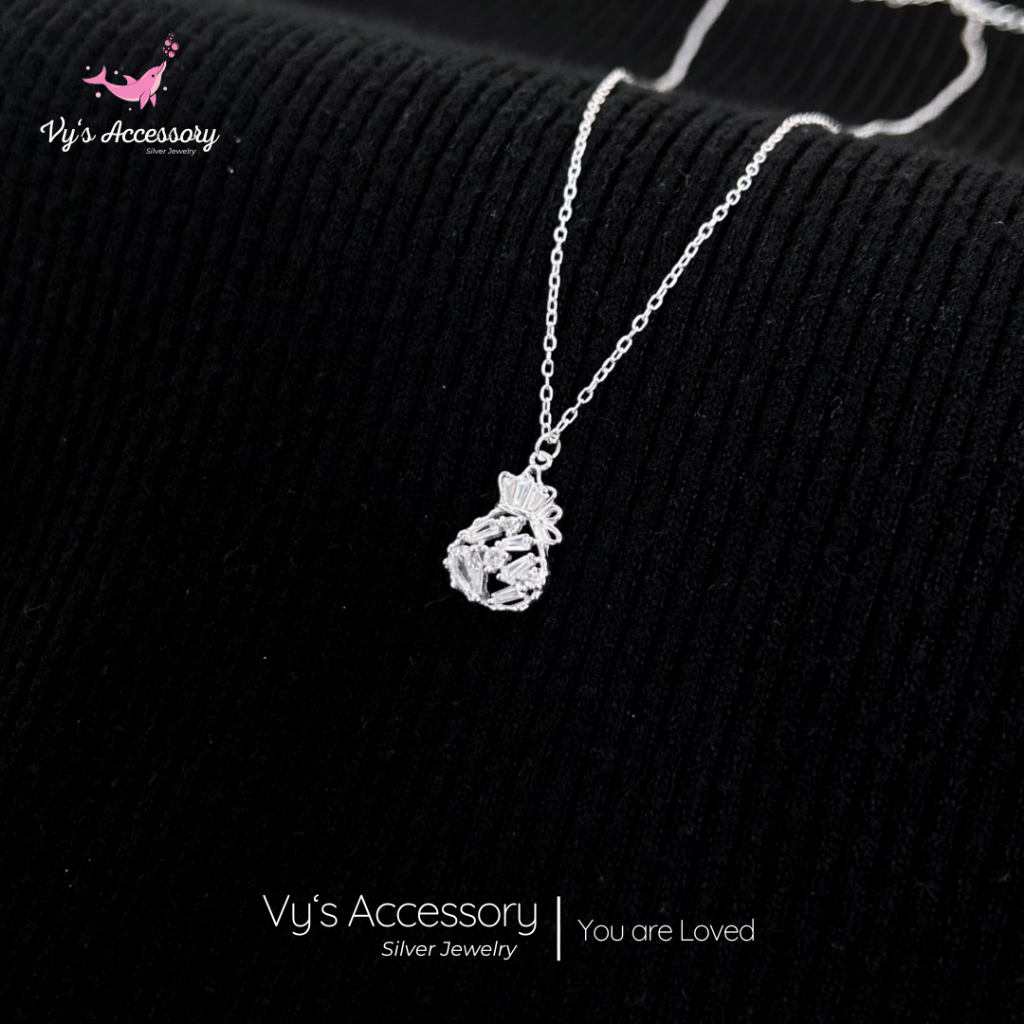 Vys Accessory DM130 สร้อยคอเงินพร้อมหิน