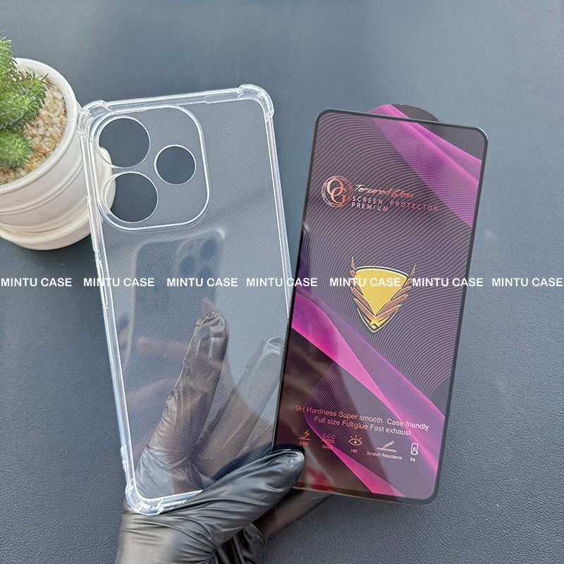 เคส Oppo A5 Pro 5G / A5Pro 5G และกระจกนิรภัย - TSCS ชนิดโปร่งใสกันกระแทก