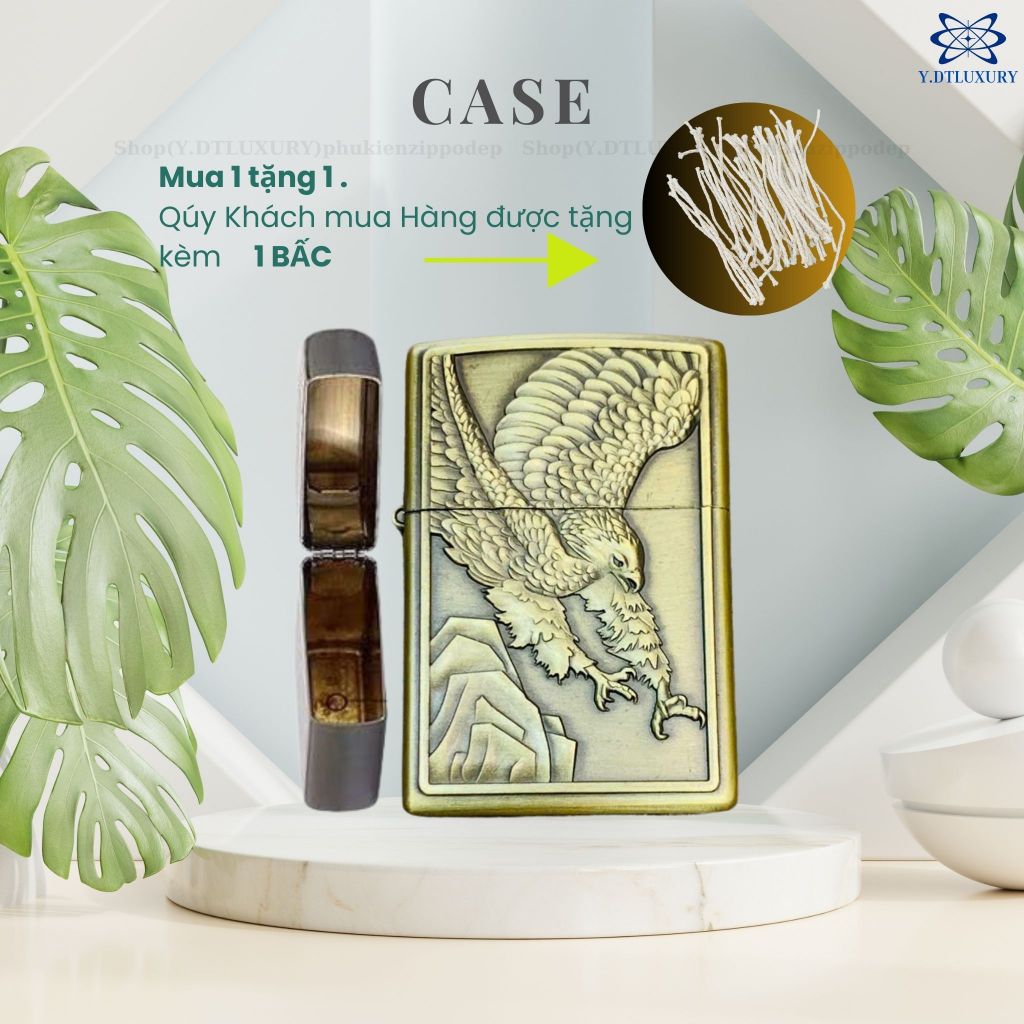 เคส zippo ไม่ซ้ําใคร, ประกอบด้วย zippo Wick 1 อัน, (Y0012A) วัสดุทองเหลือง, รุ่น Divers (ไม่รวมเชื้อ
