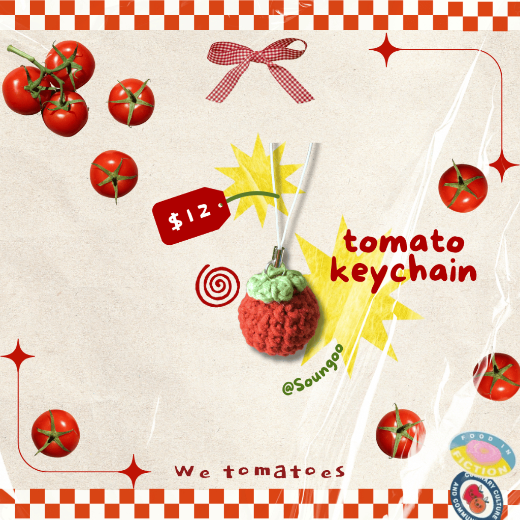 TOMATO KEYCHAIN - TOMATO PHONE STRAP | TOMATO KEYCHAIN (READ DESCRIPTION)