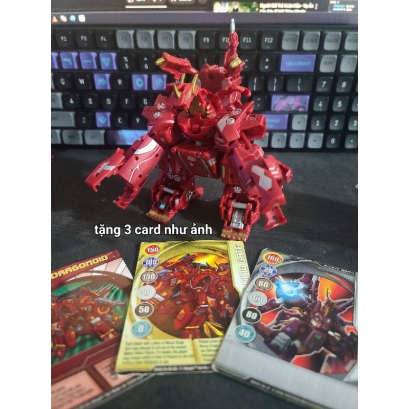 บาคุกัน 7 in 1 Maxus Dragonoid หาย 2 ปีก Drago ขนาดเล็ก