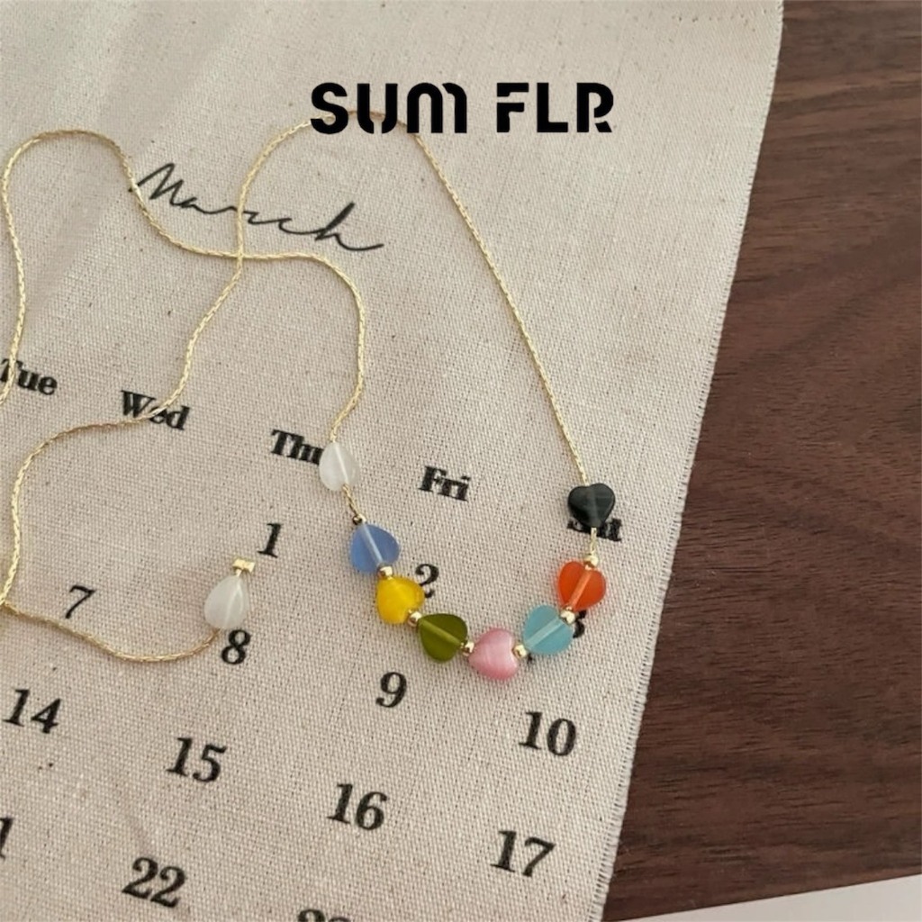SUM FLR - สร้อยคอสี*