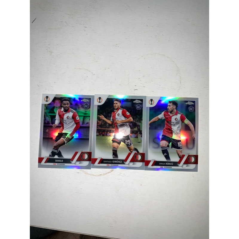 Plot L4 Feyenoord Refractor Topps Chrome 2022/23 การ์ดฟุตบอล