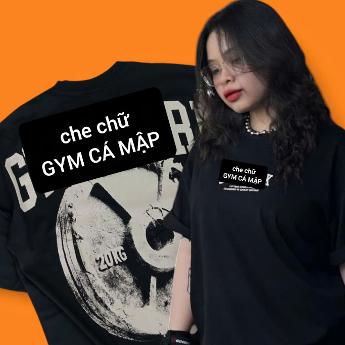 GymShark เสื้อดัมเบล 250gsm Glorigallus