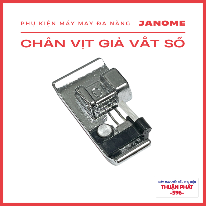 ตีนผี Overlock ปลอมสําหรับจักรเย็บผ้ามัลติฟังก์ชั่น Janome