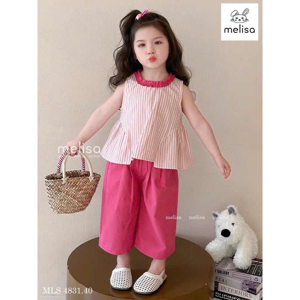 MLS4831 ชุดบอดี้สูทคอปกระบายสีชมพู / กะลาสีฟ้า BH25118 BH25140