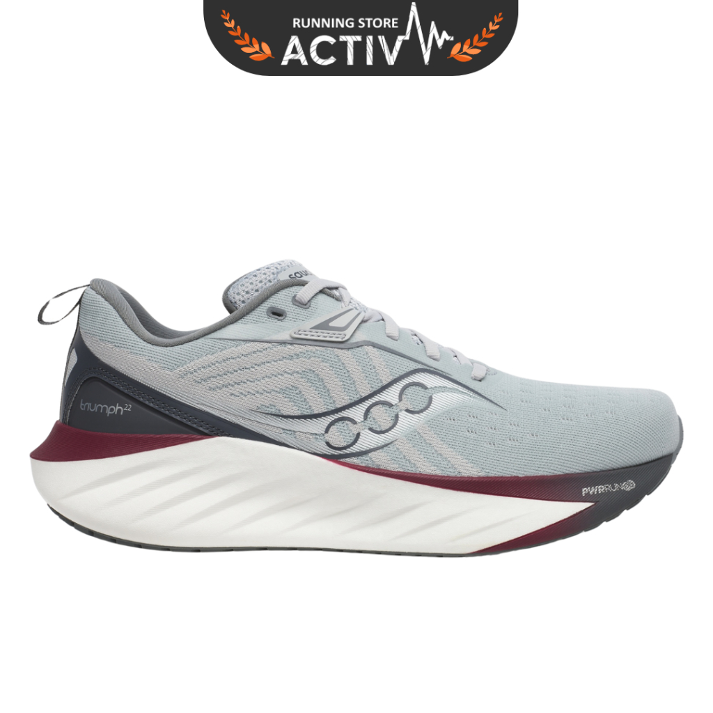 รองเท้าวิ่งผู้ชาย Saucony Triumph 22 - Cloud/Currant