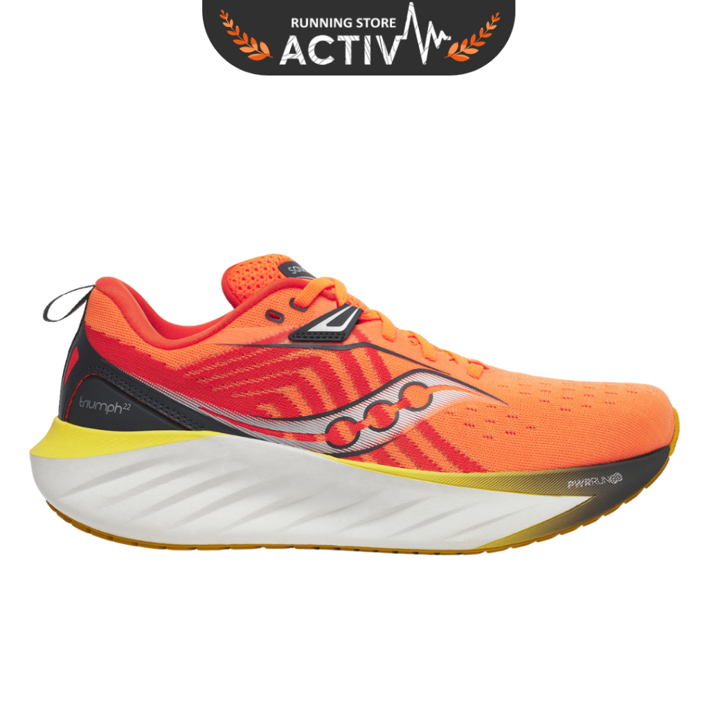 รองเท้าวิ่งผู้ชาย Saucony Triumph 22 - Spice/Canary - 44