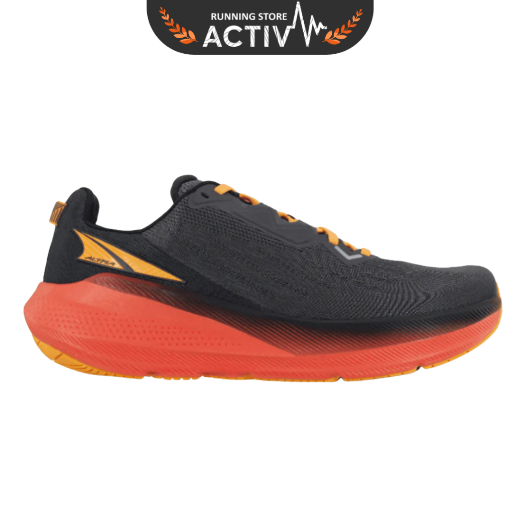 รองเท้าวิ่งผู้ชาย Altra FWD Via - สีดํา/ส้ม