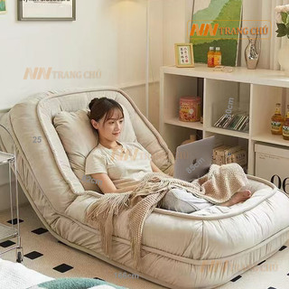 Hỗ trợ tựa lưng điều chỉnh 5 cấp độ/Ghế Sofa Lười Tatami Mềm Mại Thoải Mái Đa Năng/ Chiều dài 1680mm
