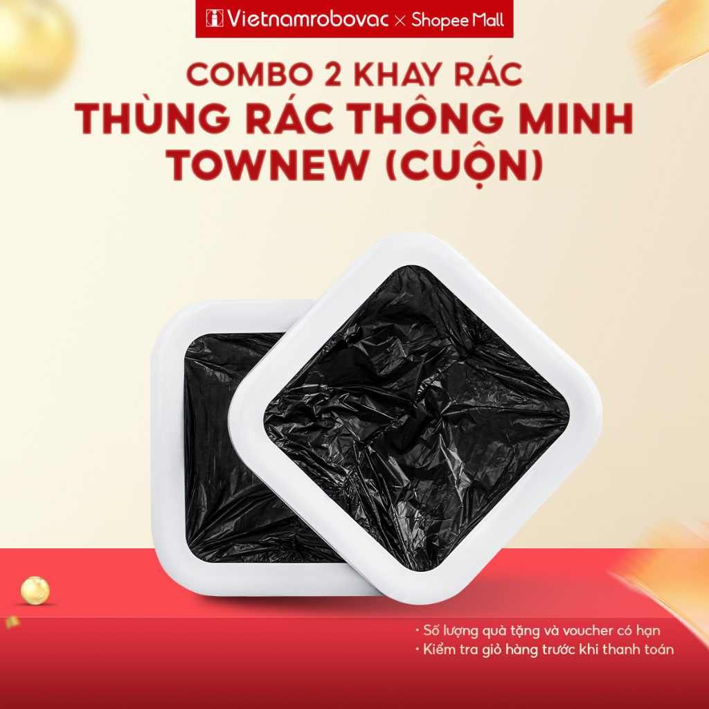 [ของขวัญ] COMBO 2 Townew T1, T1S, T Air X, T Air Lite ถาดถุงขยะอัจฉริยะ