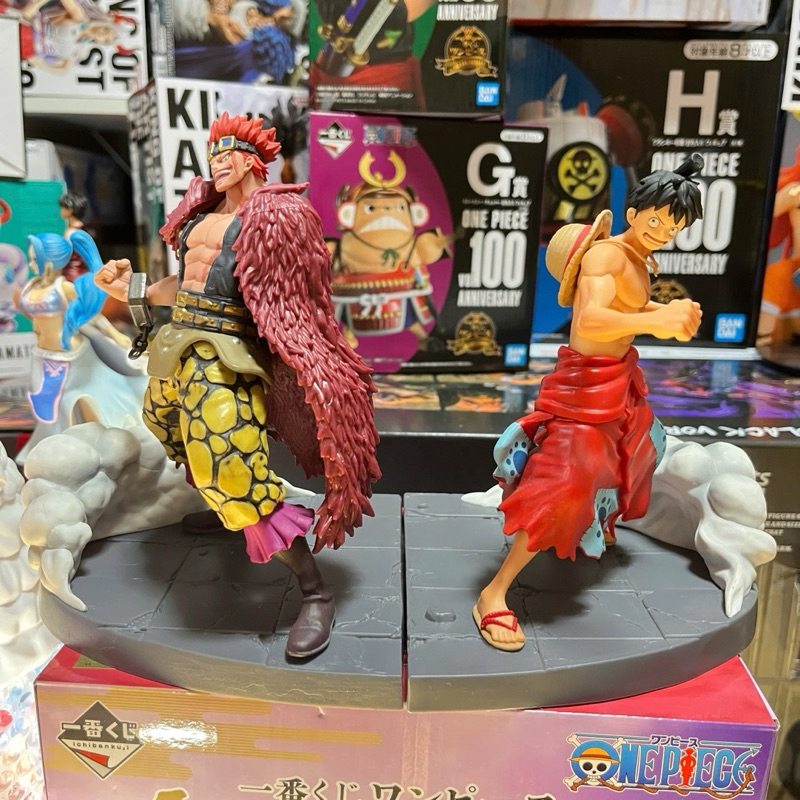 โมเดล One Piece ️MONKEY D.LUFFY-EUSTASS KID ️เลือกไฟล์ LG ของแท้ BANPRESTO 2nd