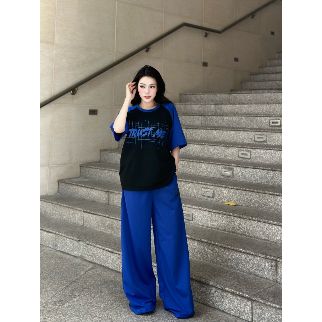 Set TRUST ME Jewis Tone Blue Mixed Black Personality Style - J665