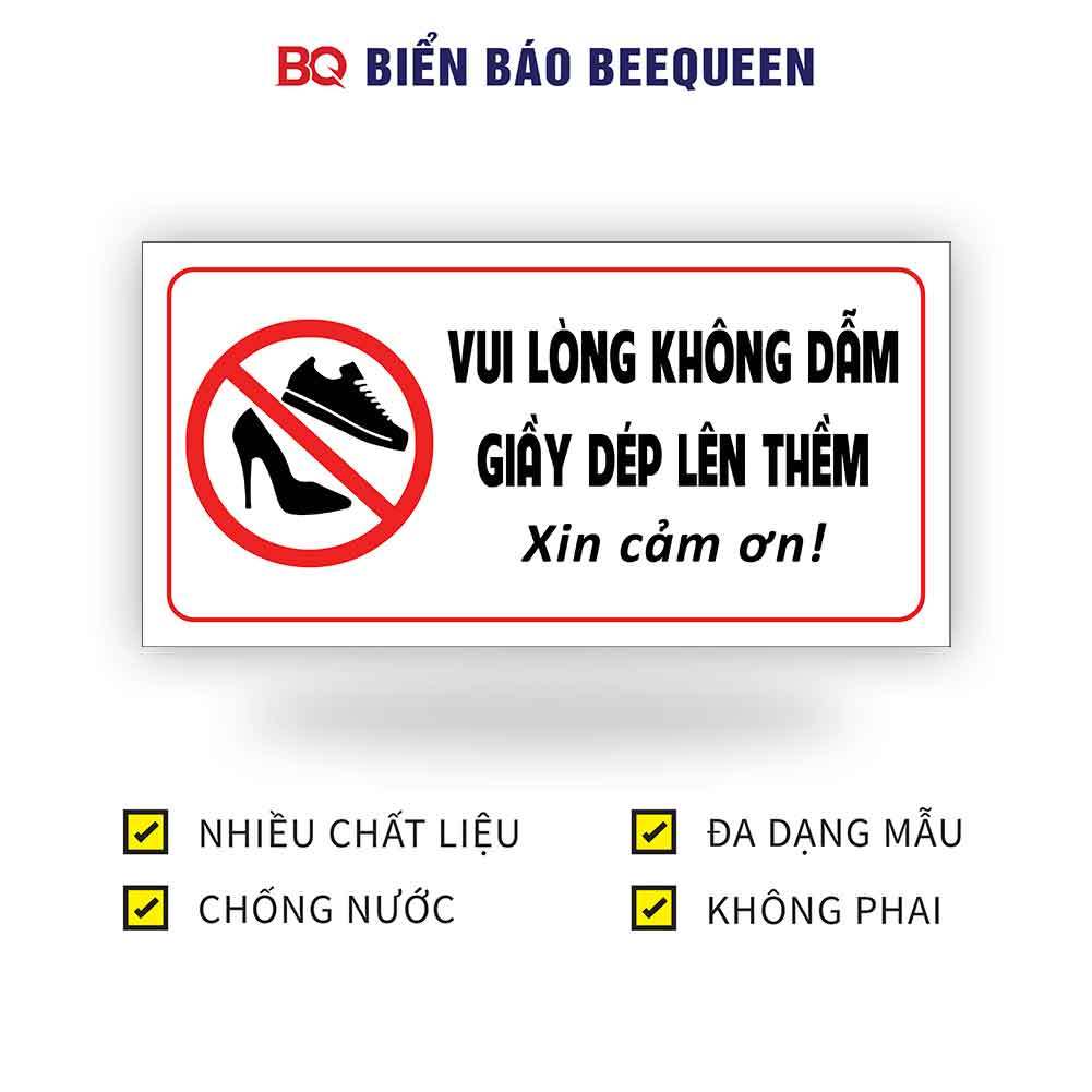 ป้าย PLEASE DO NOT SHOOTING FOOTWEAR UP N181