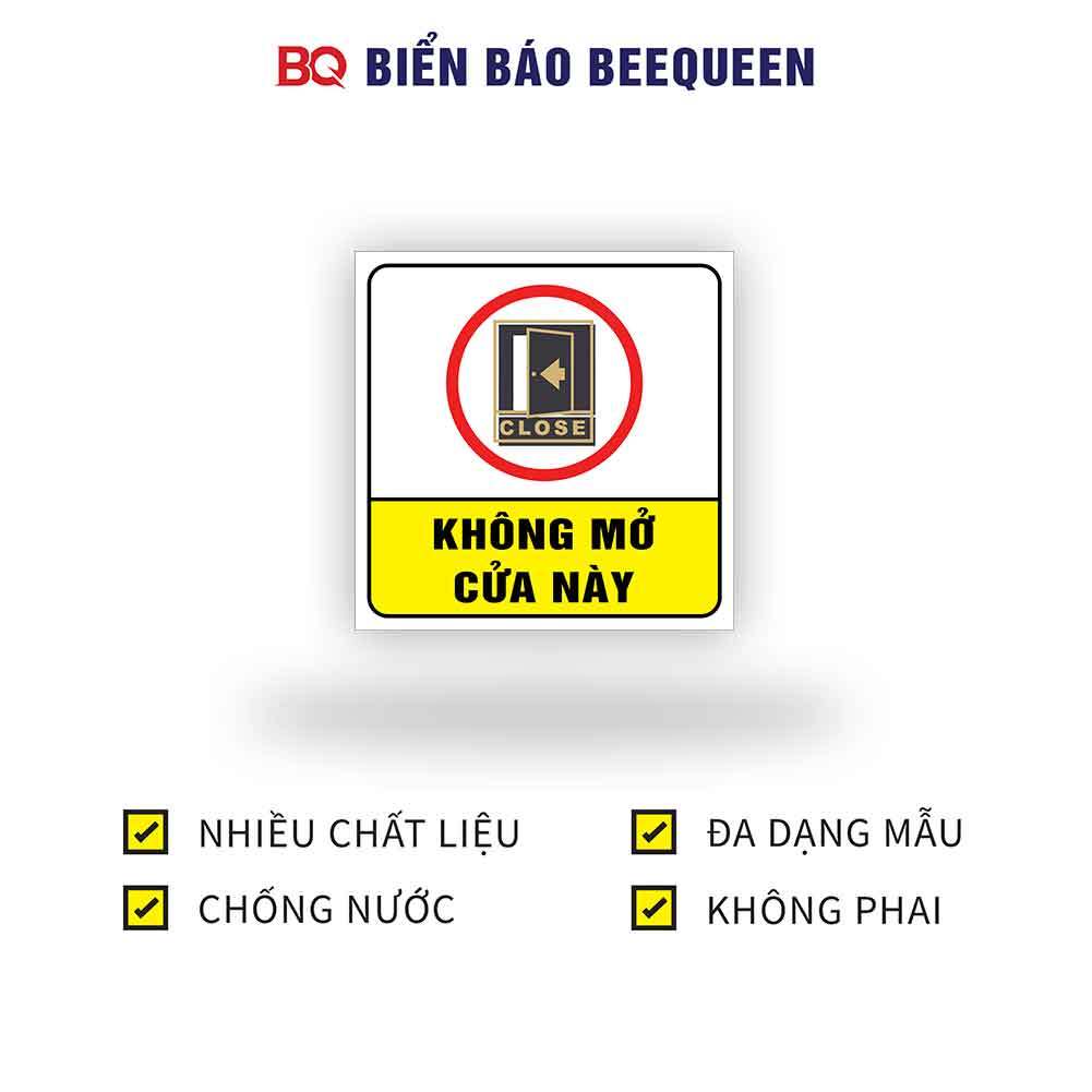 ป้ายห้ามเปิดประตู N183