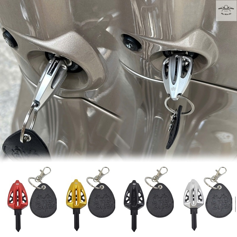 กุญแจ Venomeni หลากสีสําหรับ Vespa Sprint 3ive iget, Primavera iget, LX iget, GTS iget