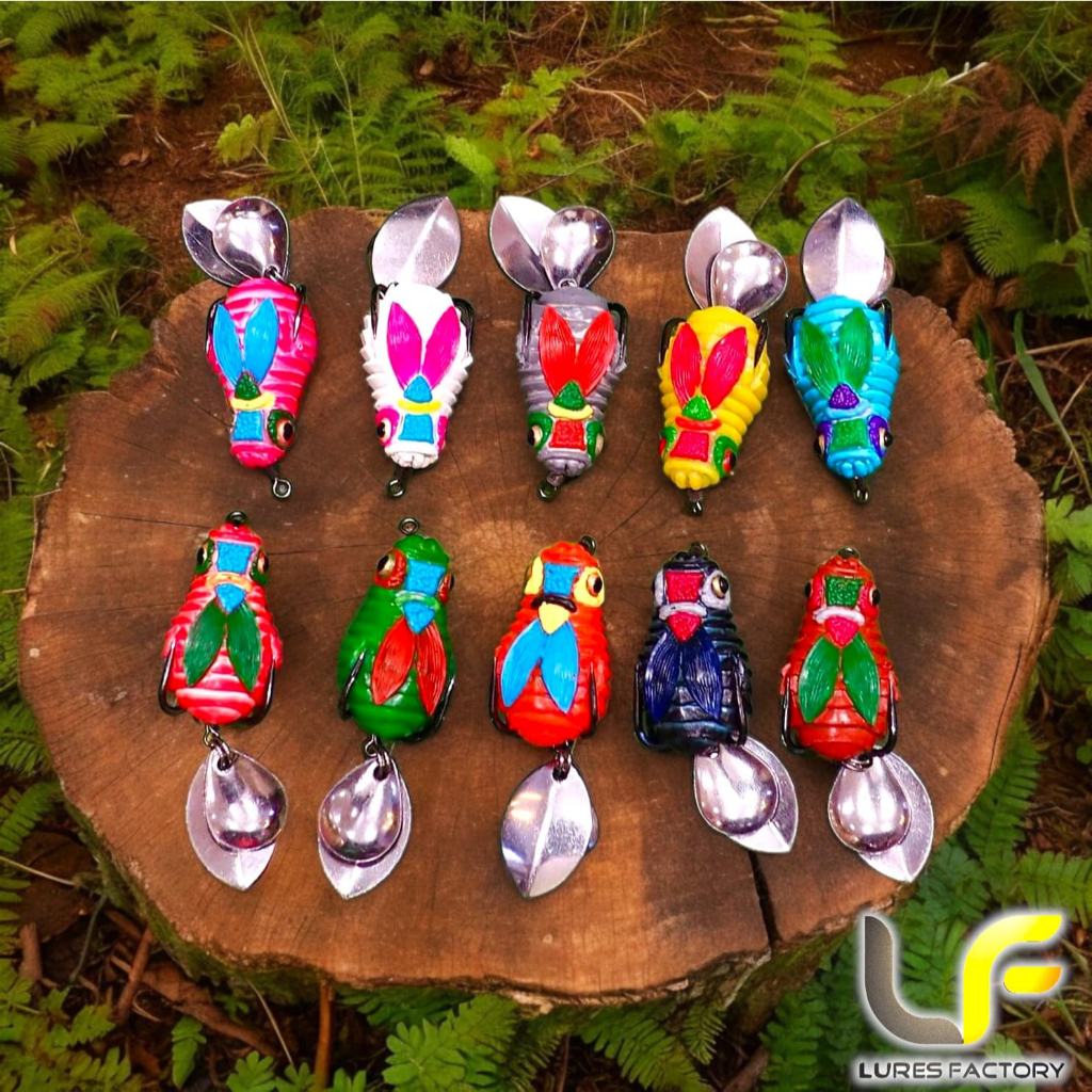 Lure Factory Dragon Fly 3.3cm เลียนแบบตกปลา ใบมีด BKK แท้ 6 กรัม