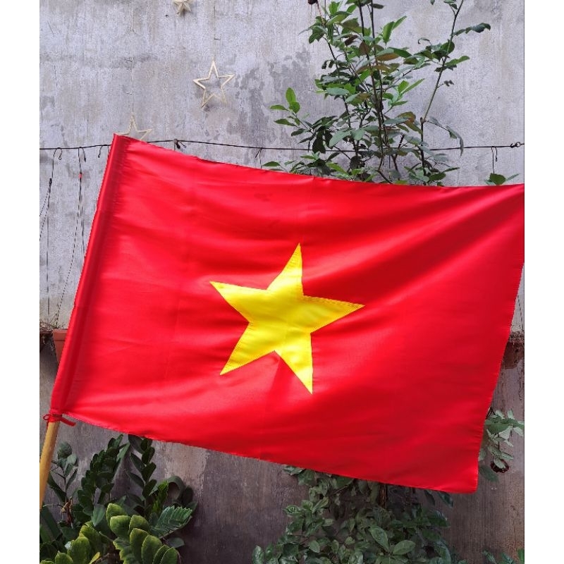 VIETAM NATIONAL FLAG 0.8M x 1,2M (ประเภทที่สวยงาม) 2025