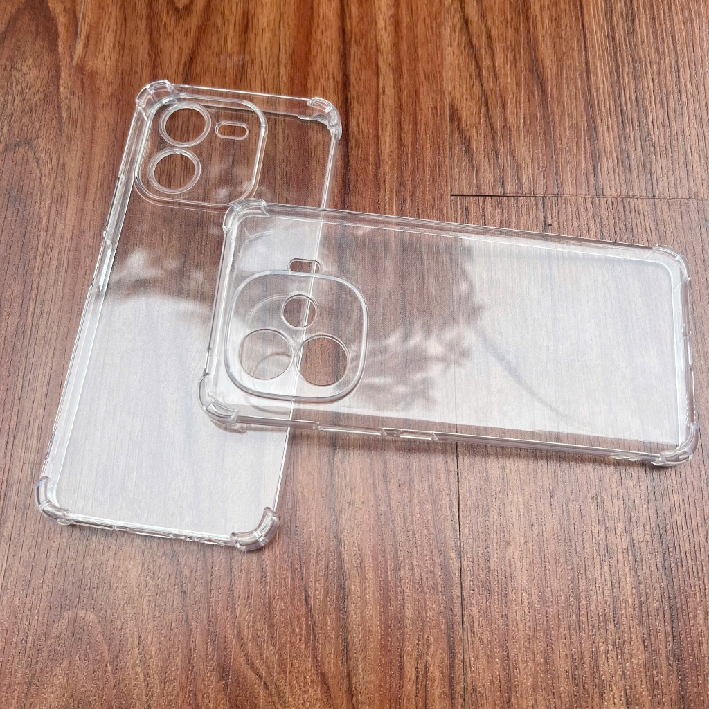 Vivo IQOO Z9 5G, IQOO Z9 Turbo 5G, เคส IQOO Z9X 5G, ซิลิโคนใสและกันกระแทก 4 มุม