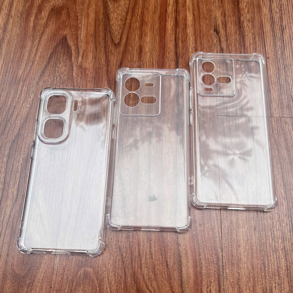 Vivo IQOO 10 5G, IQOO 10 Pro 5G, IQOO Neo 10 5G ซิลิโคนใสและเคสกันกระแทก 4 มุม