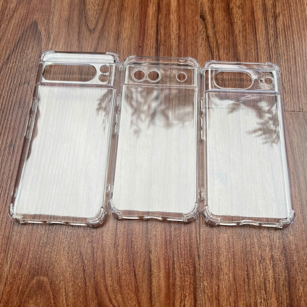 Google Pixel 8, Pixel 8A, เคส Pixel 8 Pro, ซิลิโคนใสและกันกระแทก 4 มุม