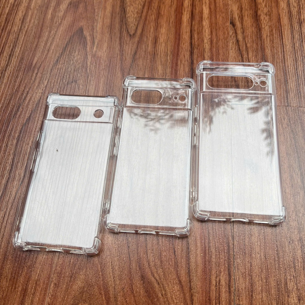Google Pixel 7, Pixel 7A, เคส Pixel 7 Pro, ซิลิโคนใสและกันกระแทก 4 มุม