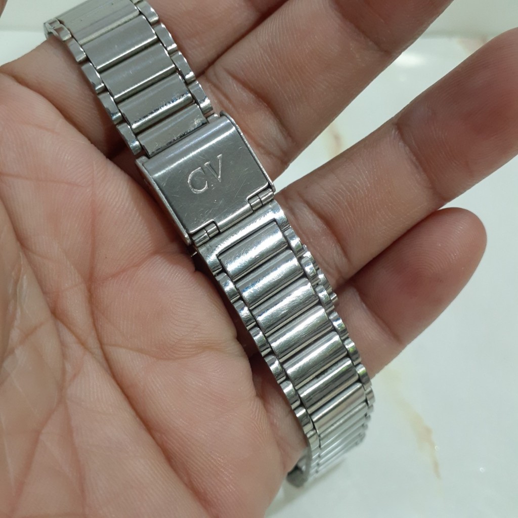 สายนาฬิกา CV Como Valentino ญี่ปุ่น มือสอง ขนาด 16mm สแตนเลส