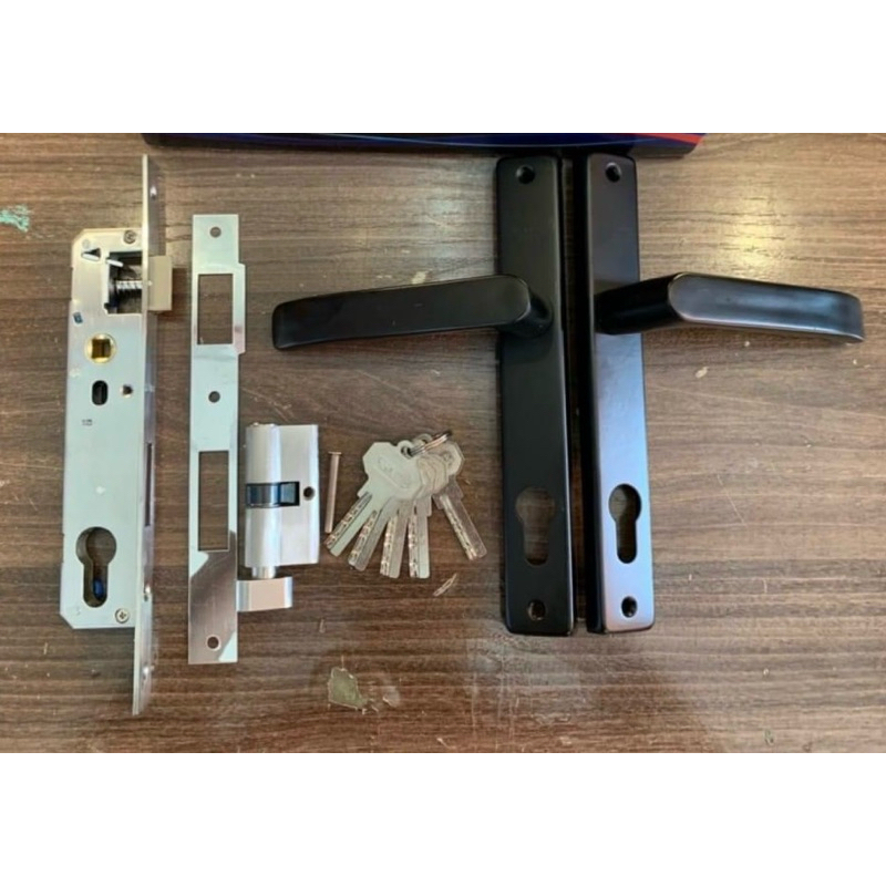 KSAITE SYSTEM 700 HANDLE LOCK สําหรับประตูอลูมิเนียม, ประตูไม้, IRON KEY BODY 2f 3F 4F