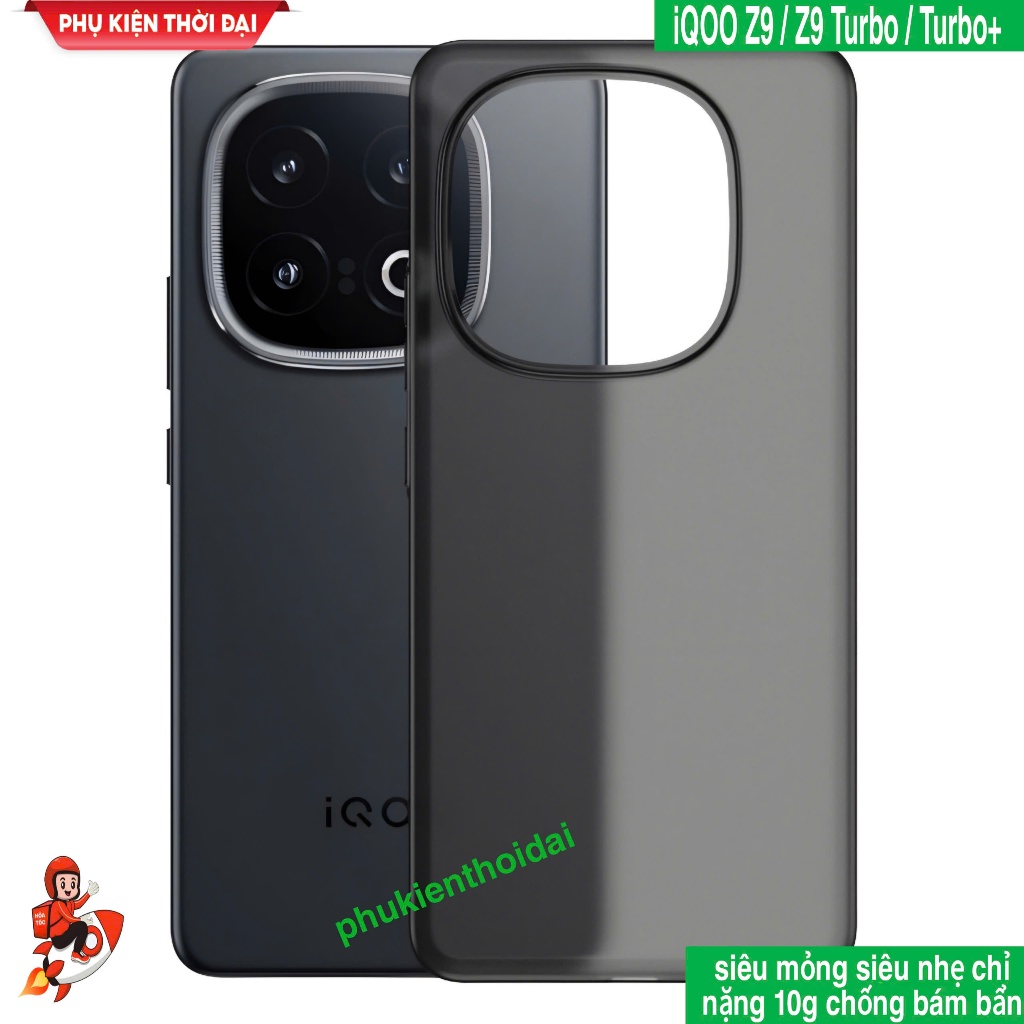 IQOO Z9 / Z9 Turbo / Z9 Turbo / Z10 Turbo / Z10 Turbo Pro เคสพลาสติก pp บางเฉียบ น้ําหนักเบาเป็นพิเศ