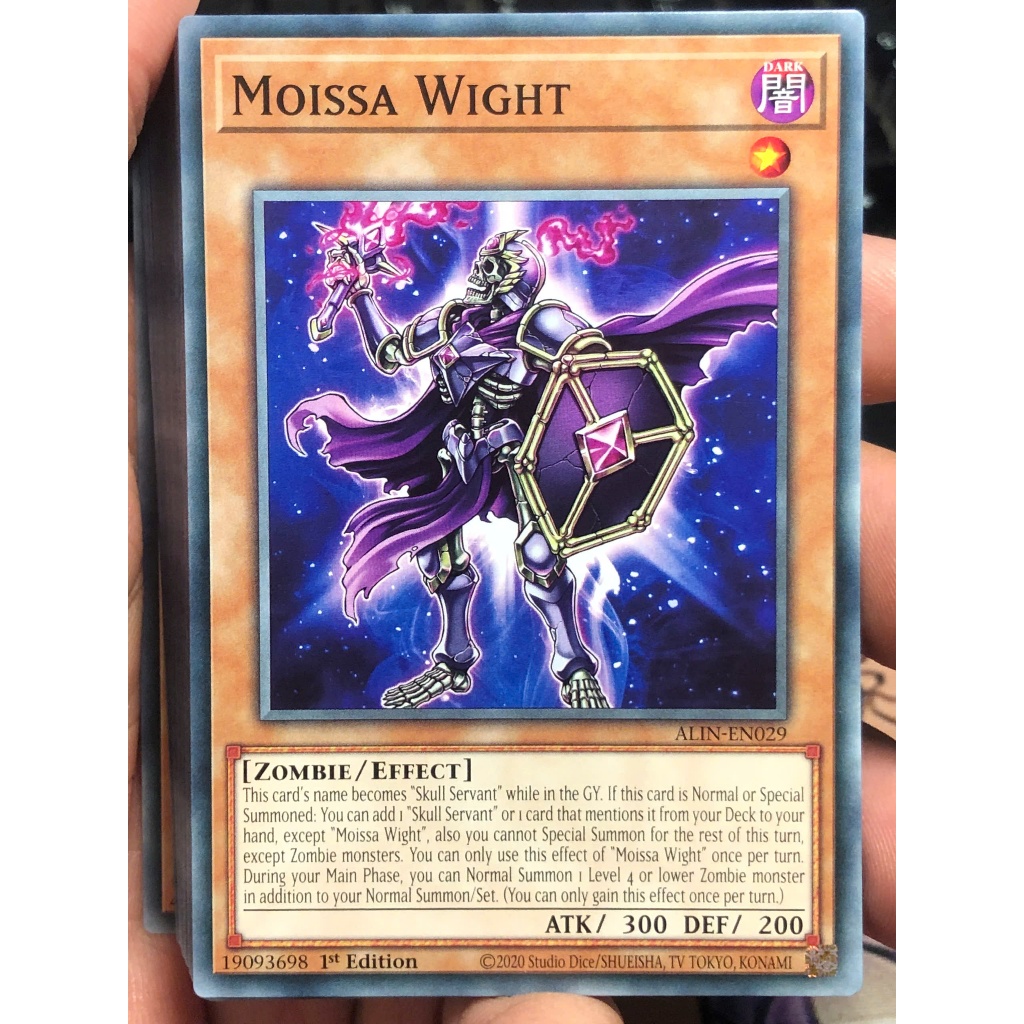 [KW2 Yugioh] [EN-UK-AE-JP] การ์ด ALIN-EN029 AE029 JP029 - Moissa Wight - ทั่วไป