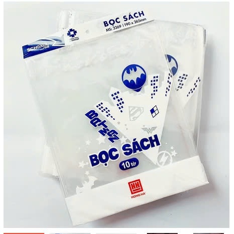 ปกหนังสือไนลอน Hong Ha (190x265mm) 3269 (10 ชิ้น/ชุด)