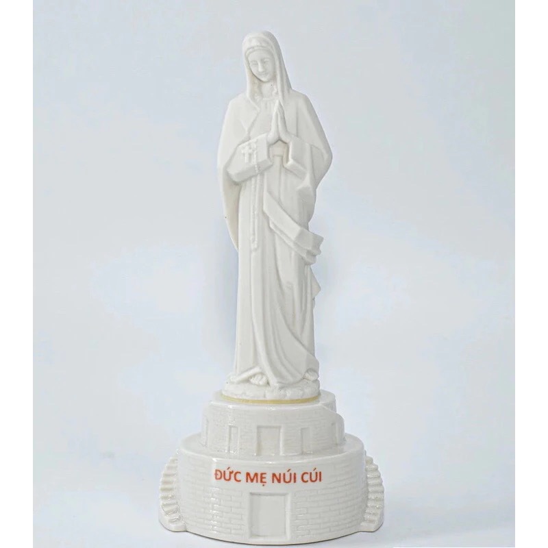 STATUE OF THE MOTHER OF THE MOUNTAIN OF OWL 18CM สําหรับTABLE - CATHOLIC WORSHIP STATUE
