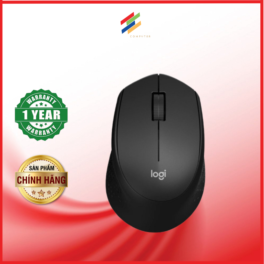 เมาส์ไร้สาย Logitech M331 Silent USB - ของแท้ สินค้า 1 ปี