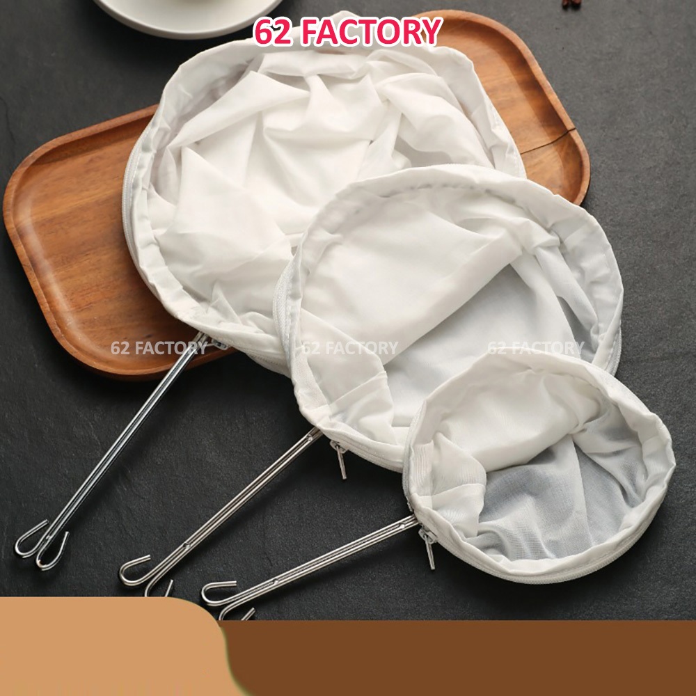 ไม้กรองชา มีด้ามจับ สแตนเลส หลายขนาด สําหรับกรองชา กาแฟ เอฟบีเค-10-VLT