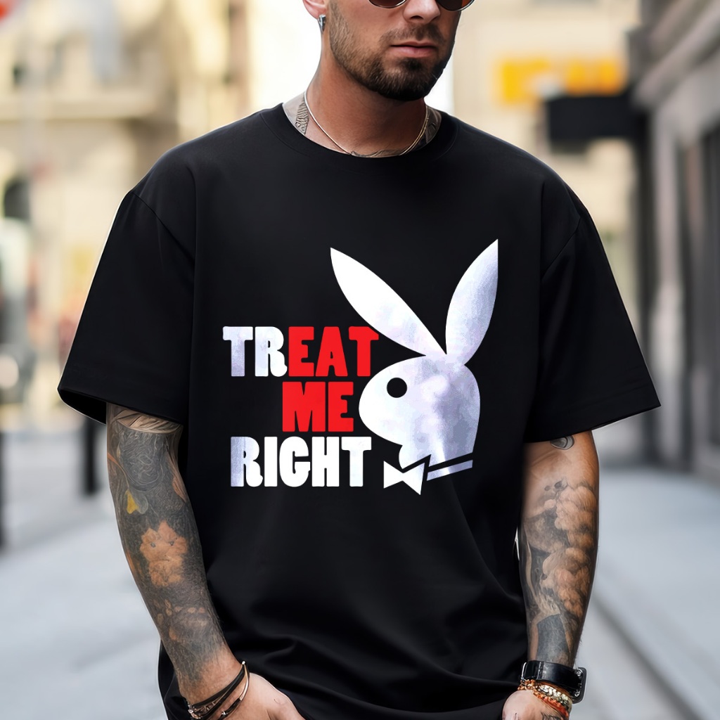 Play Boy Treat Me Right Local Brand Oversize 504 เสื้อยืด