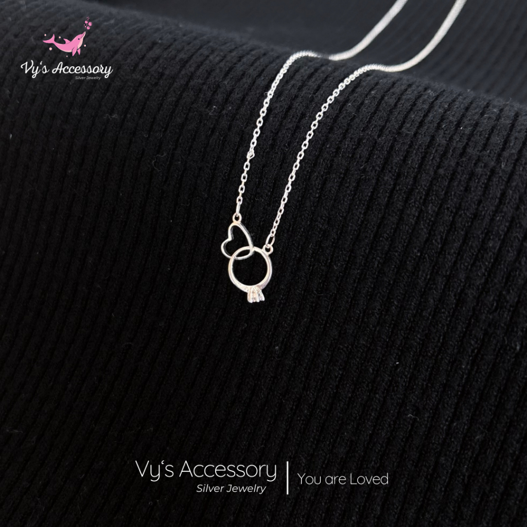 Vys Accessory DM20 สร้อยคอเงินกรงหัวใจ