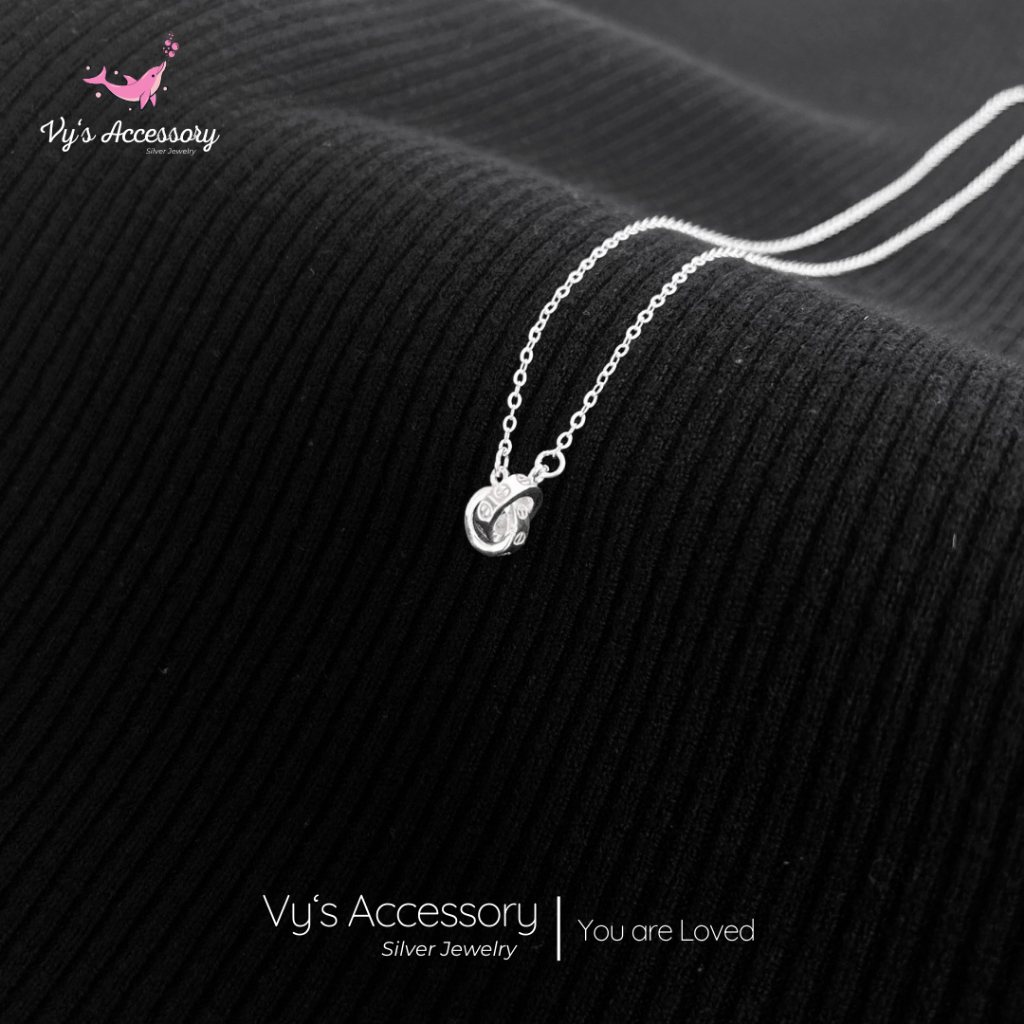 Vys Accessory DM32 สร้อยคอแหวนเงิน