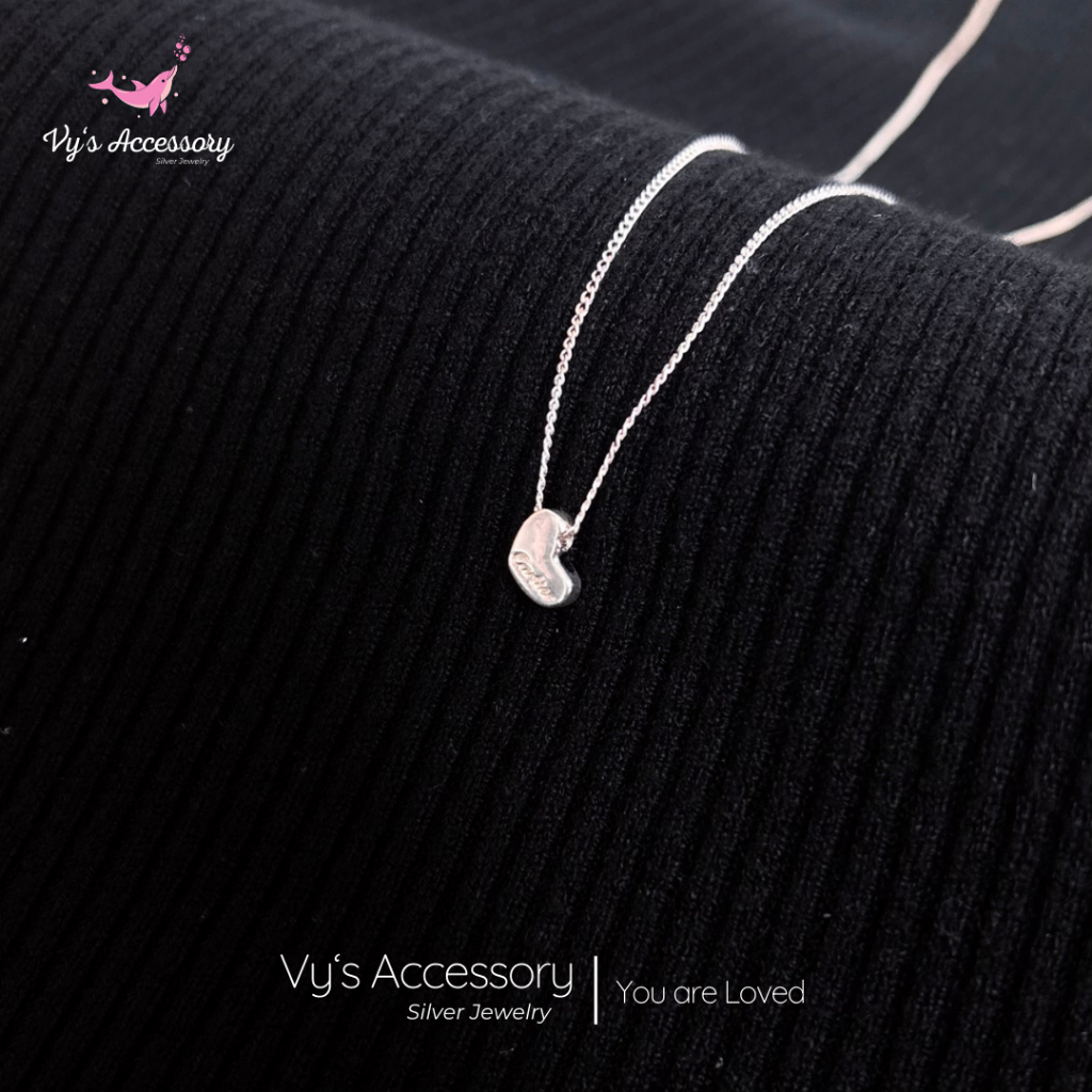 Vys Accessory DM70 สร้อยคอเงินหัวใจหวาน