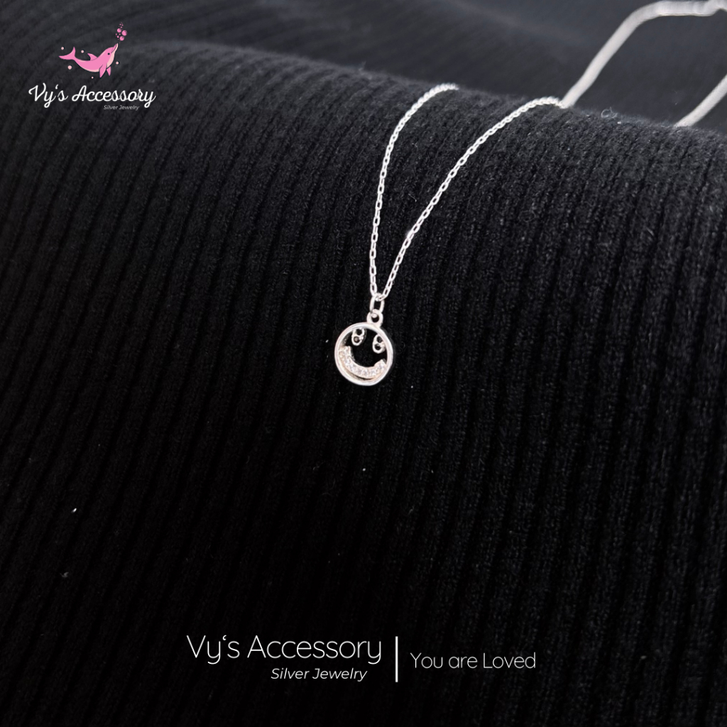 Vys Accessory DM87 สร้อยคอเงินยิ้ม
