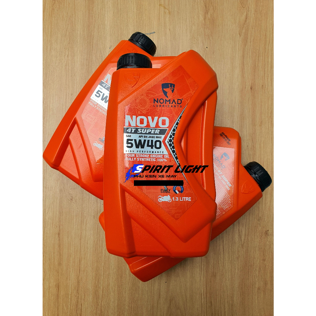 1L3 Nomad Novo 4T Super 5W 40 API SN JASO MA2 น้ํามัน Exciter Winner แท้ Sonic Satria ลิตร เกียร์ธรร