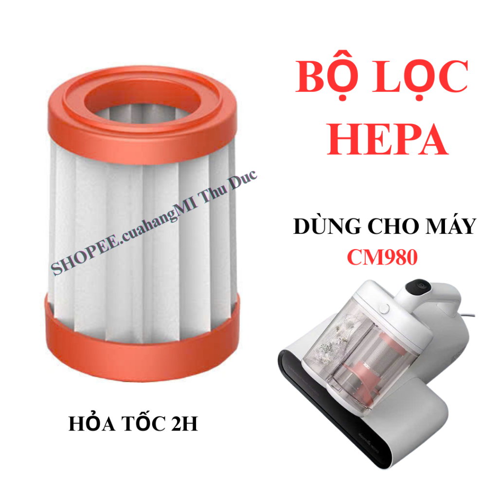 ชุดไส้กรองและแกน HEPA CM980 ทดแทนสําหรับเครื่องดูดฝุ่น Deerma CM980 และ CM990 ของแท้
